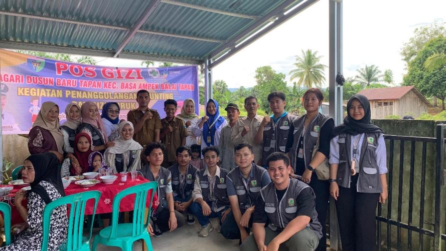 kkn-unand-gandeng-pemerintah-kecamatan-tekan-angka-stunting-di-nagari-dusun-baru-tapan