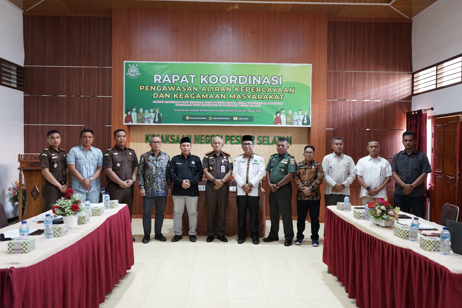 kejari-pesisir-selatan-gelar-rapat-tim-pakem,-bahas-kerukunan-umat-beragama