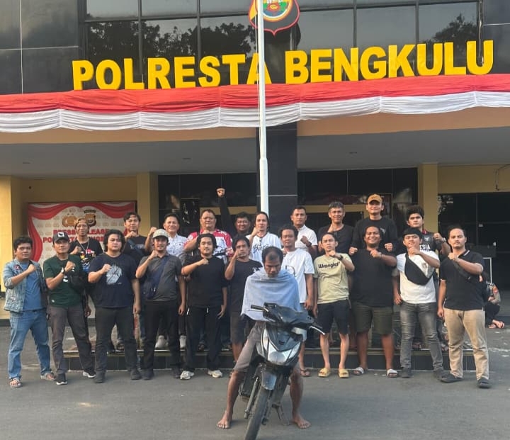 polisi-tangkap-pelaku-curanmor-asal-pessel-di-bengkulu,-satu-unit-motor-diamankan