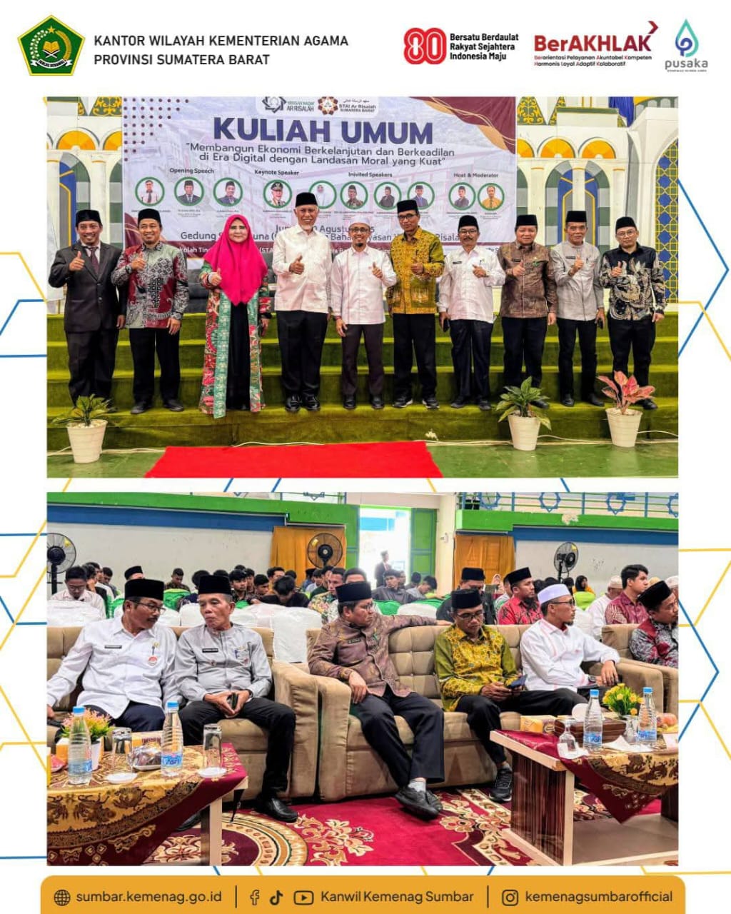 kuliah-umum-di-kampus-stai-ar-risalah,-nevi-zuairina-ajak-generasi-muda-bangun-ekonomi-digital-berkeadilan-dan-bermoral