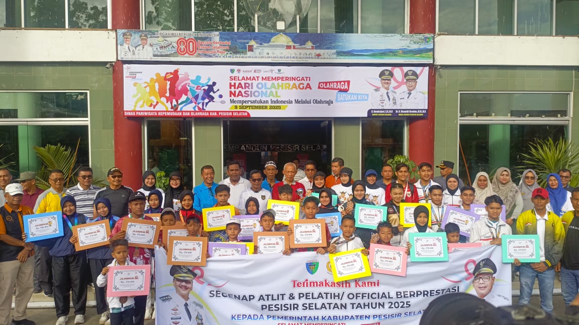 haornas-ke-42,-pemkab-pessel-kucurkan-rp107-juta-bonus-untuk-atlet-berprestasi