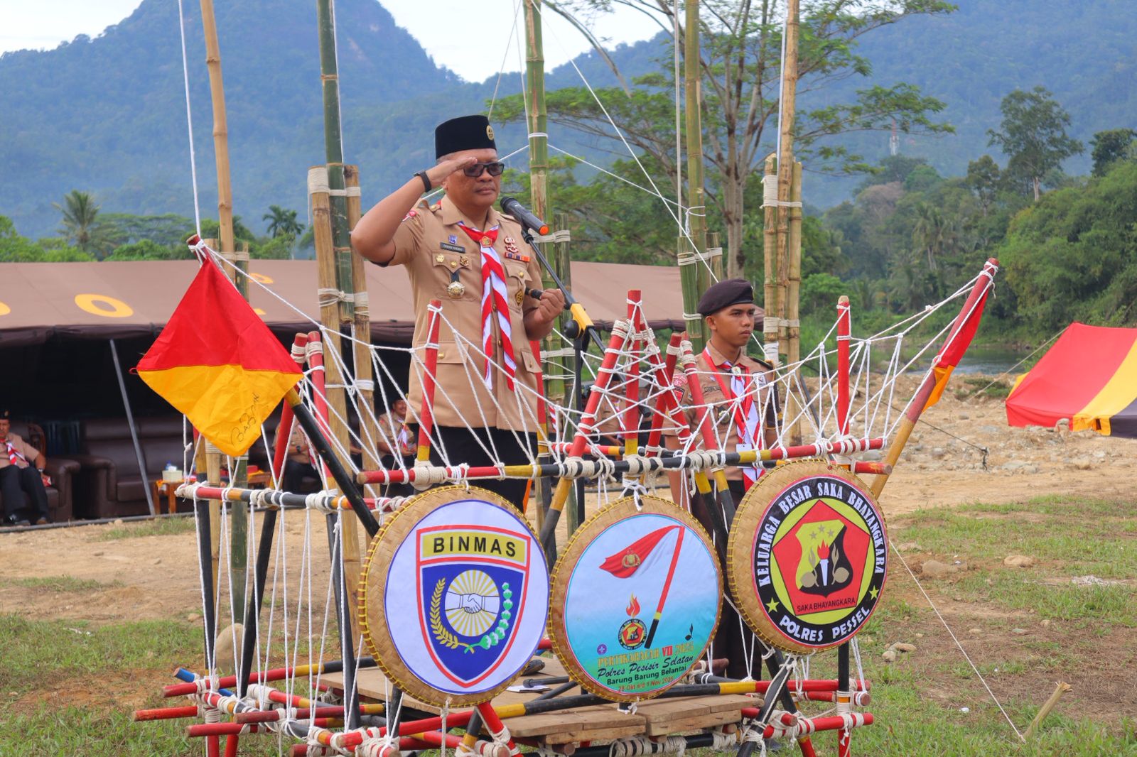 kapolres-pessel-buka-pertikara-saka-bhayangkara-ke-vii,-500-peserta-ikuti-kegiatan-di-tarusan