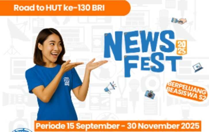 bri-gelar-news-fest-&-creator-fest-2025:-total-hadiah-rp195-juta-menanti-karya-terbaik-jurnalis-dan-kreator!