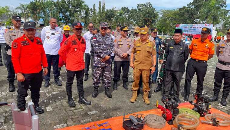 siaga-bencana-hidrometeorologi,-pemkab-meranti-pamerkan-peralatan-dalam-apel