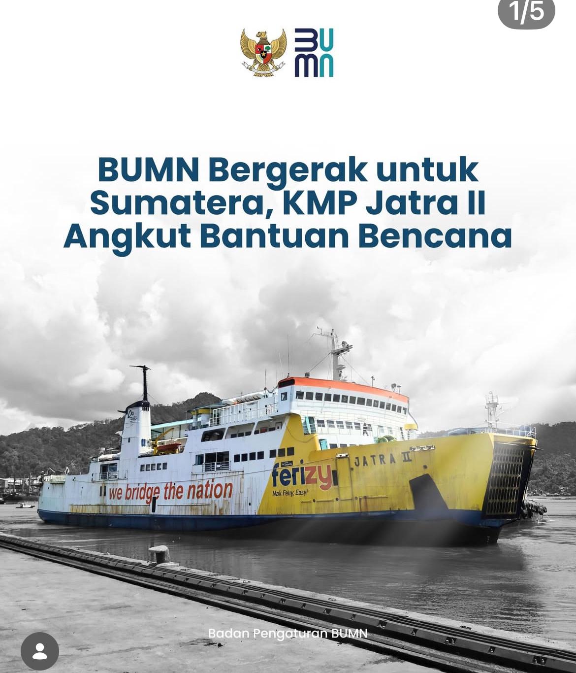 kerahkan-bantuan-rp62,2-miliar-untuk-bencana-sumatra,-bp-bumn pastikan-penanganan-cepat,-tepat,-dan-humanis