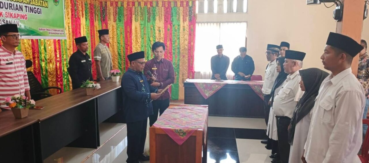 pelantikan-perangkat-nagari-durian-tinggi-2026,-wali-nagari-tekankan-profesionalisme-dan-sinergi