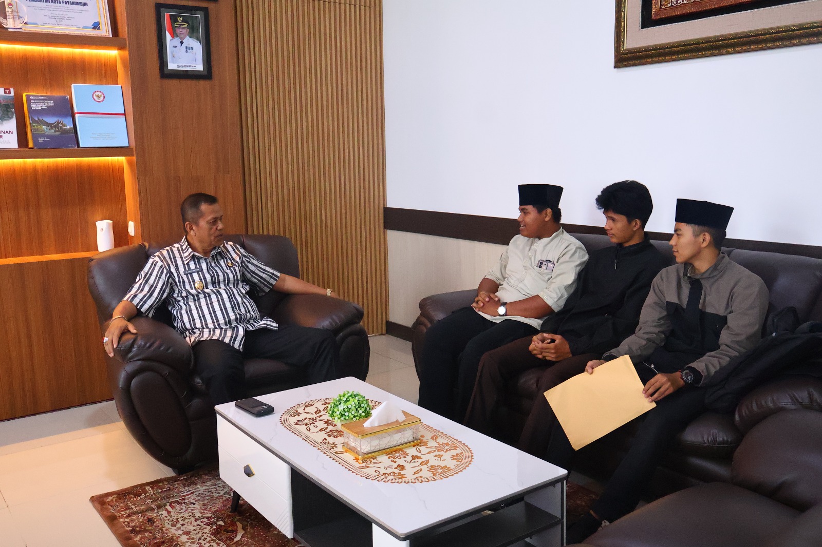wakil-walikota-payakumbuh-terima-kunjungan-silaturrahim-pelajar-nahdlatul-ulama-kota-payakumbuh