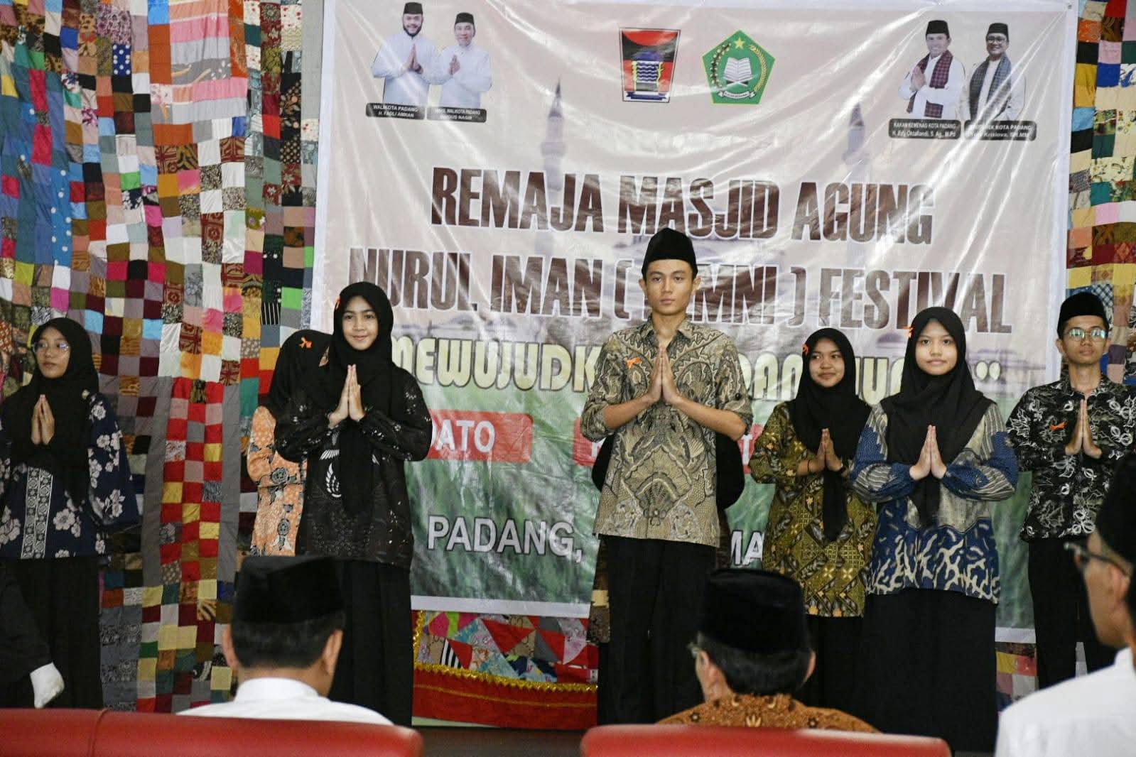 remaja-masjid-agung-nurul-iman-padang-gelar-festival,-3-lomba-dipertandingkan